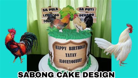sabong cake|Sabong Theme Cake (money pulling .